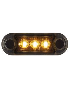 Optibeam Dark Phantom varningsljus, gul, R65 klass 1