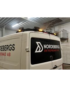 T-RACK VW Crafter H2 Compact 17- med takmonterad kamera. Bakre takbåge