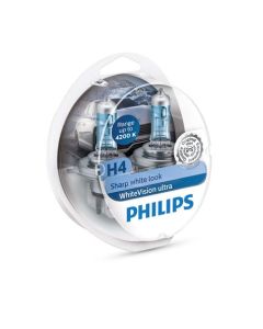 H4 Philips WhiteVision Ultra halogenlampa