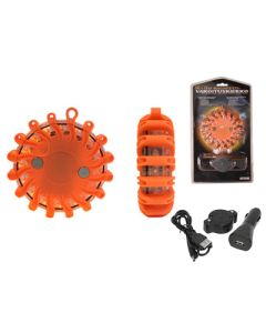 LED-varningsljus puck med magnetfäste