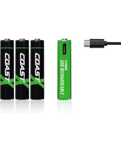 COAST ZITHION-X AAA Laddbara batterier (4st)