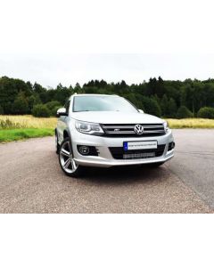 VW Tiguan Ledramp + modellanpassat fäste