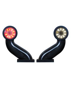 LED-positionsljus med gummiarm 12/24V