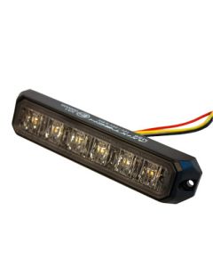 LED-Varningsljus 6LED, Axixtech, R65 Gul