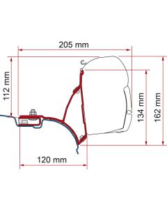 Fiamma markisadapter F45 VW T5/T6