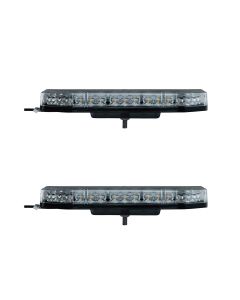 Blixtljusramp 2-Pack Maxiflare Mini LED – 12–24V Varningsljus för Takmontering