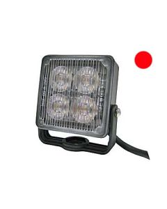 Axixtech LED-varningsljus, röd