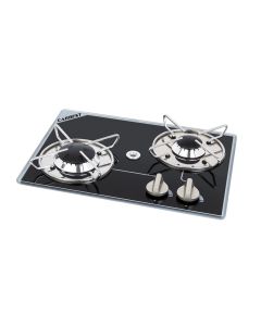 Inbyggd gasspis i glas – 2 brännare