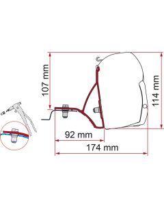 Fiamma markisadapter F45 Renault/Opel/Fiat >2015