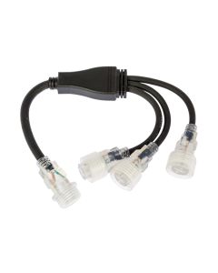 Ledwise Work Y-Gren För Tre Belysningslister