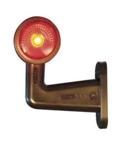 LED-positionsljus med gummi arm 12/24V