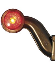 LED-positionsljus med gummi arm 12/24V
