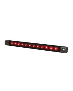 Dark Knight Slim Bak/Broms Led Röda