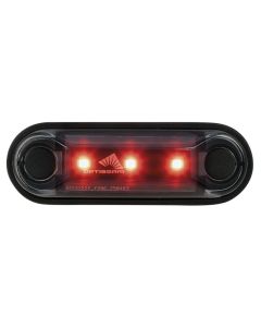 Optibeam Dark Phantom markeringsljus röd 0,5 m ADR