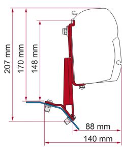 Fiamma markisadapter F45 Ford Custom <2023