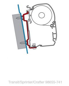 Fiamma markisadapter F45 Ford Transit >7/06