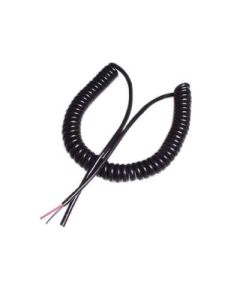 Spiralkabel 2x1,5mm², 2,5m / 0,4m