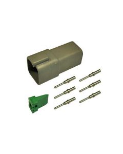 Deutsch DT 6-pin 0,5 - 1,5mm2 (hane)