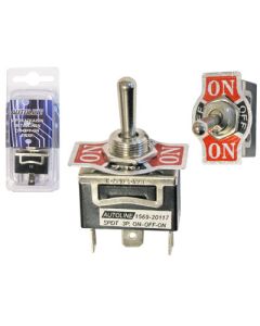 Vippströmställare on-off-on 12V, Autoline