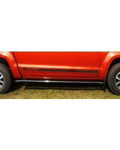 Volkswagen Amarok Sidorör Black Series 76mm